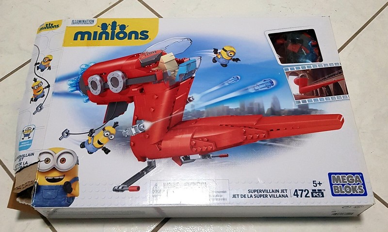 mega bloks minions supervillain jet